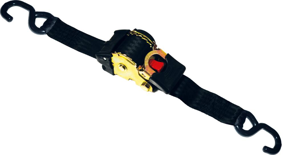 Produktbild von FS-Hebetechnik Zurrgurt Automatik mit S-Haken Länge 3,0m Breite 25mm BAM25300SRS06 4053569851510