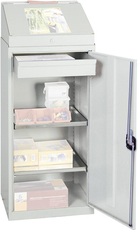 Produktbild von Stumpf Materialschrank 2000 1210x500x500 grau/grau 2092107 4031068074586