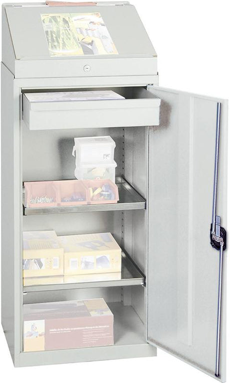 Produktbild von Stumpf Materialschrank 2000 1210x500x500 grau/grau 2092107 4031068074586