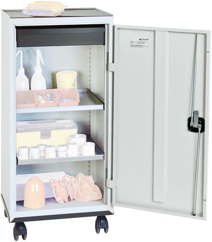 Produktbild von Stumpf Werkzeugschrank 1 SL 2 WA 1100x500x500 mm grau 3093107 4031068077198