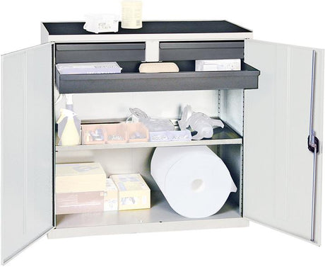 Produktbild von Stumpf Werkzeugschrank 3 SL 1WA 1000x1000x500 mm grau 3007307 4031068127794