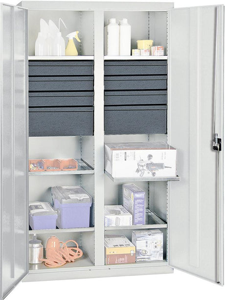 Produktbild von Stumpf Werkzeugschrank 6 Fachböden 6SL100 1800x1000x500 mm grau 3004707 4031068128227