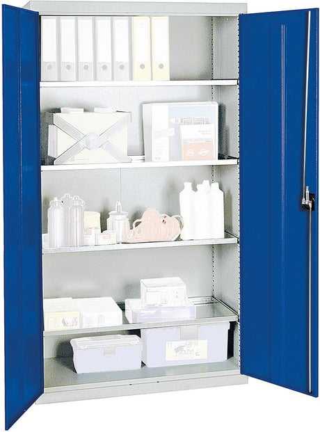 Produktbild von Stumpf Werkzeugschrank B1000xT500xH1800 mm RAL 7035/5010 4 Wannenböden 3008074 4031068145750