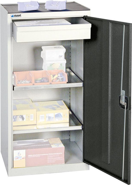 Produktbild von Stumpf Werkzeugschrank S2000 RAL 7035/7016 2 Wannenböden 1 Schublade 2001171 4031068147488