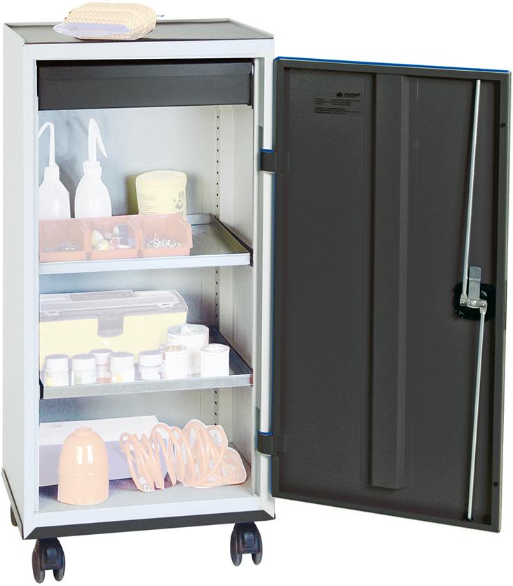 Produktbild von Stumpf Werkzeugschrank S3000 RAL 7035/7016 1 Schublade 2 ausziehbar Wannenböden 3093171 4031068149239
