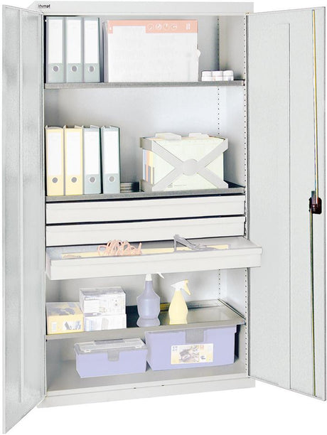 Produktbild von Stumpf Werkzeugschrank S2000 RAL 7035/7035 3 Wannenböden 3 Schubladen 2008207 4031068182007
