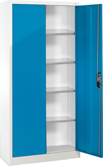 Produktbild von C+P Flügeltürschrank 7035/5012 1950x930x800mm 8924-00 gr/bl 4053569158305