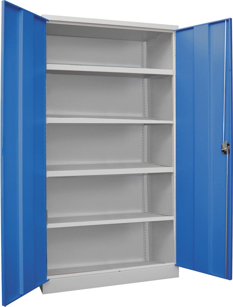 Produktbild von PAVOY Schwerlastschrank 1950/630/1040 Drehgriff ohne Trennwand 4 Böden 36365-104-001-735512 4053569849586