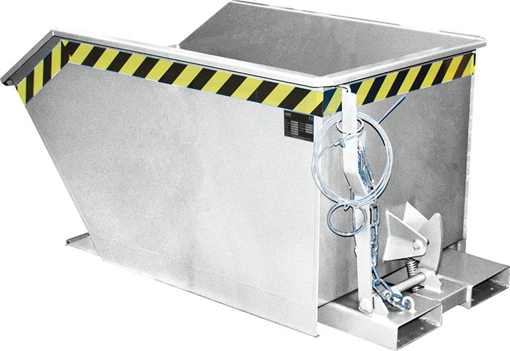 Produktbild von Bauer Kippbehälter GU 500 l B780xT1440xH680 mm verzinkt Tragkraft 1000kg GU 500 vzk. 4052462002074