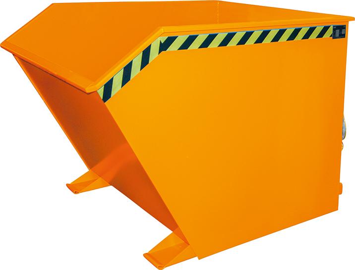 Produktbild von Bauer Kippbehälter GU 1500 l B1280xT1640xH1090 mm RAL 2000 Tragkraft 1500kg GU 1500 lack. 4052462002289