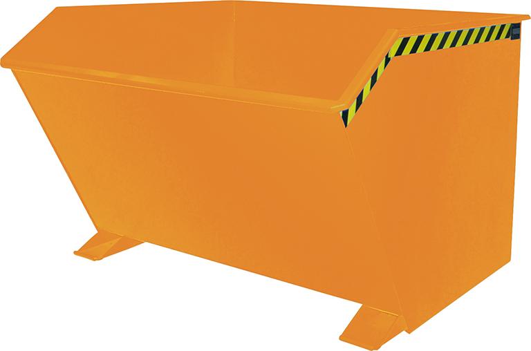 Produktbild von Bauer Kippbehälter GU 2000 l B1680xT1640xH1090 mm RAL 2000 Tragkraft 1500kg GU 2000 lack. 4052462002364