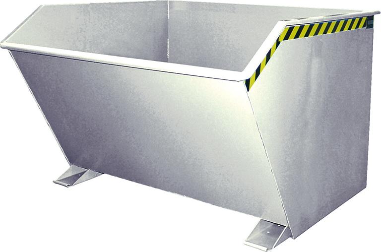Produktbild von Bauer Kippbehälter GU 2000 l B1680xT1640xH1090 mm verzinkt Tragkraft 1500kg GU 2000 vzk. 4052462002418