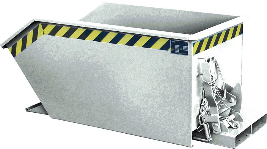Produktbild von Bauer Spänebehälter SGU 300 l 680xT1140xH580 mm verzinkt Tragkraft 750kg mit Lochb SGU 30 vzk. 4052462025028