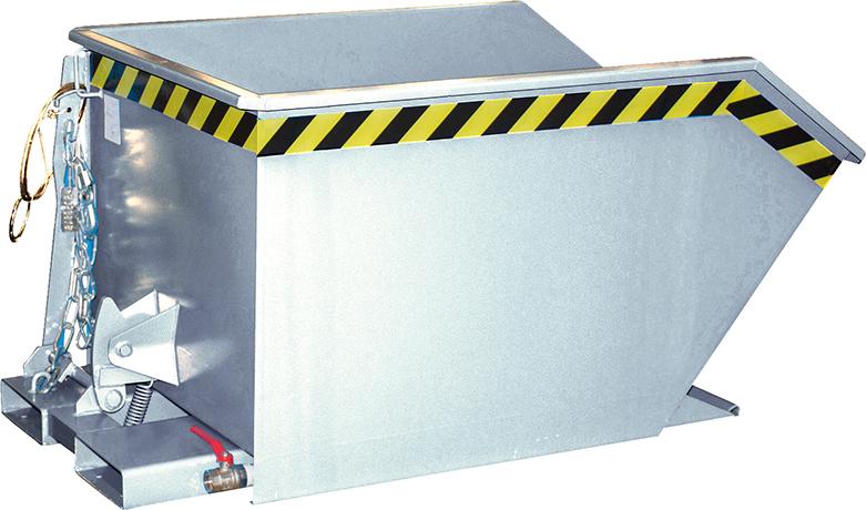 Produktbild von Bauer Spänebehälter SGU 500 l 780xT1140xH680 mm verzinkt Tragkraft 1000kg mit Loch SGU 50 vzk. 4052462025103