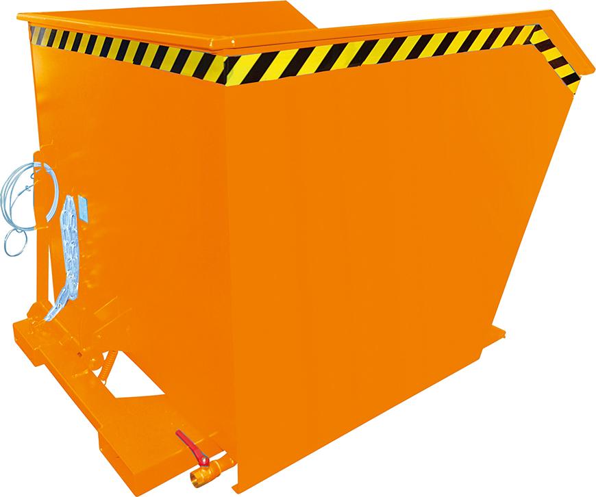 Produktbild von Bauer Spänebehälter SGU 1000 l 1280xT1640xH780 mm RAL 2000 Tragkraft 1500kg mit SGU 100 lack. 4052462025202