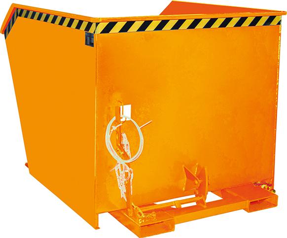 Produktbild von Bauer Spänebehälter SGU 1500 l 1280xT1640xH1090 mm RAL 2000 Tragkraft 1500kg mit SGU 150 lack. 4052462025288