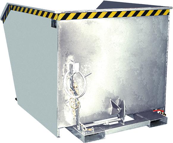 Produktbild von Bauer Spänebehälter SGU 1500 l 1680xT1640xH1090 mm verzinkt Tragkraft 1500kg mit SGU 150 vzk. 4052462025332