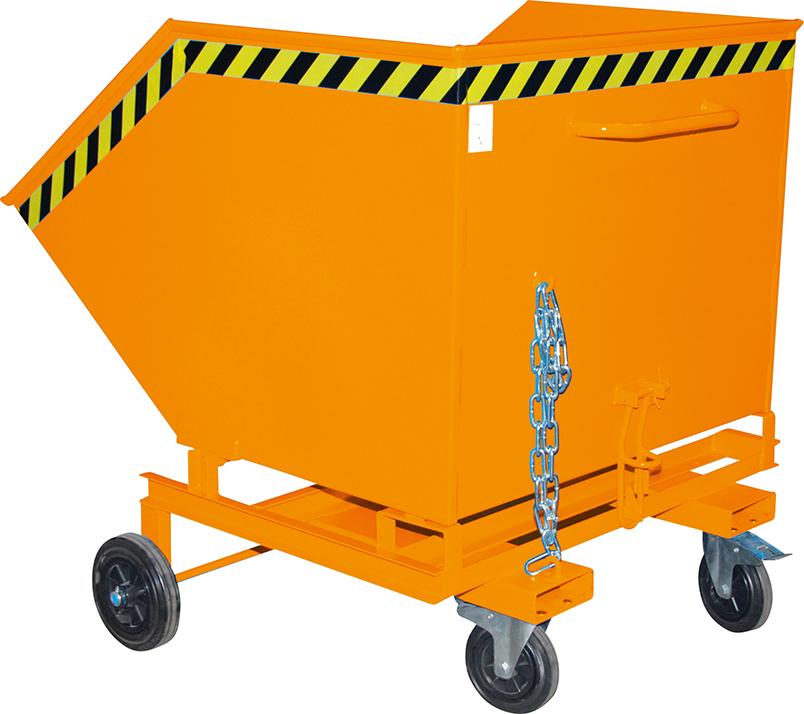 Produktbild von Bauer Kastenwagen KW-ET 1000 l B1340xT1420xH1290 mm RAL 2000 Tragkraft 300kg KW-ET 1000,lackiert 4052462042001