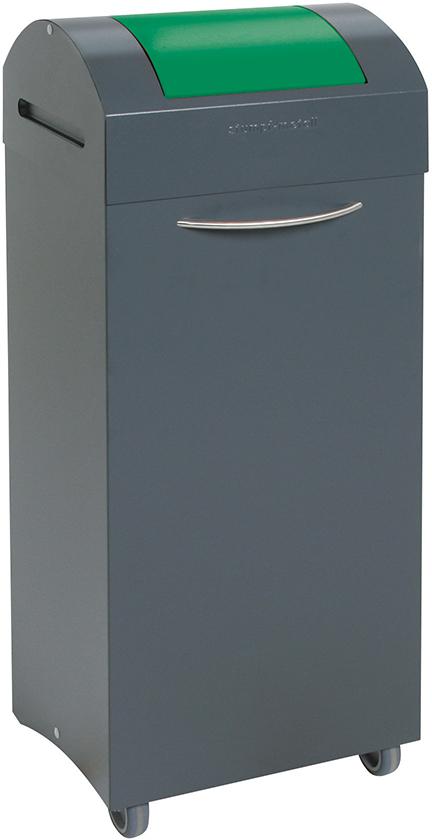 Produktbild von Stumpf Wertstoffbehälter 75 l grau/grün 975x380x320mm 605-075-0-0-206 4031068096946