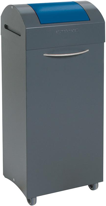 Produktbild von Stumpf Wertstoffbehälter 75 l grau/blau 975x380x320mm 605-075-0-0-204 4031068149994