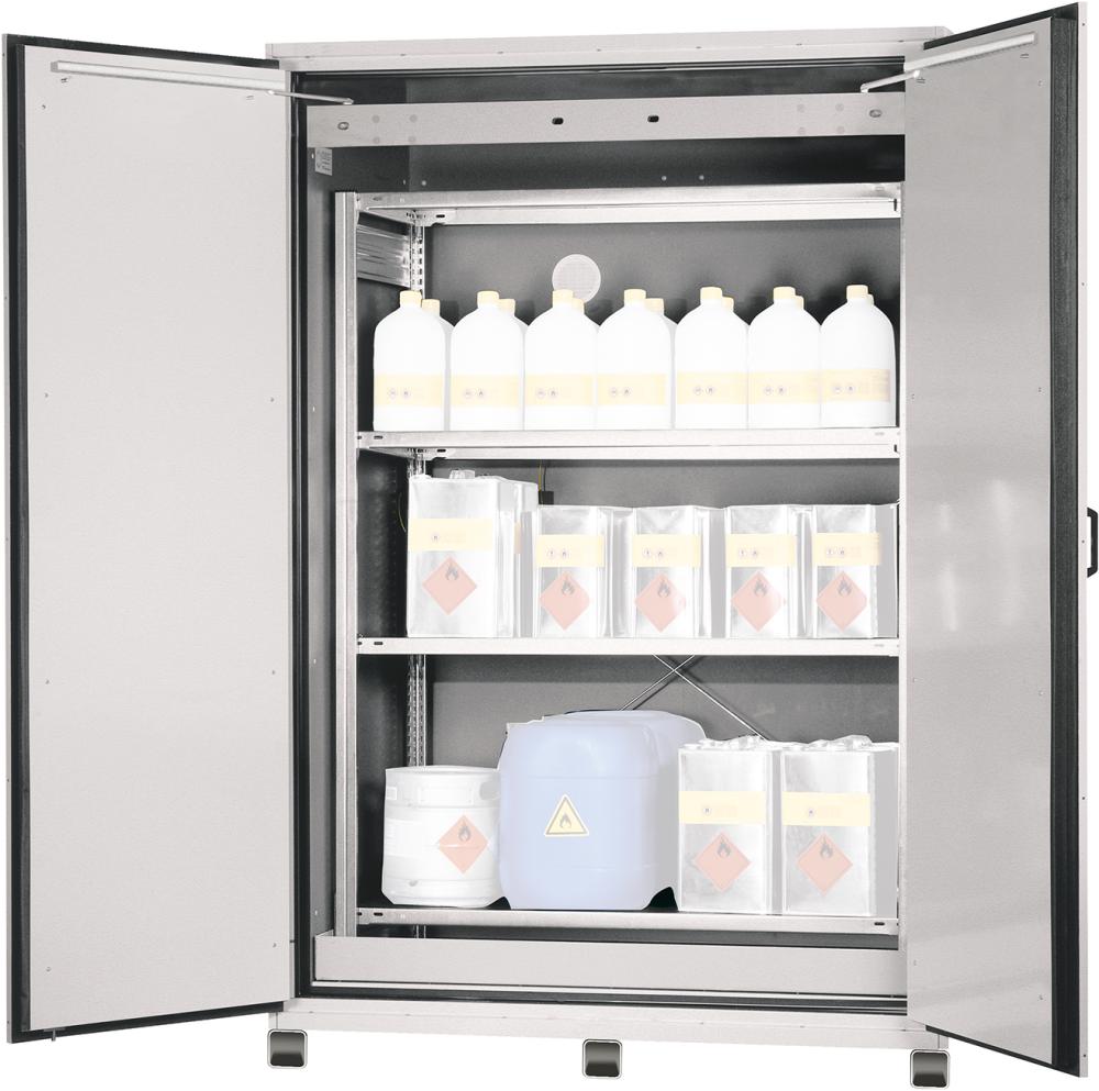 Produktbild von asecos Fass-Schrank 2 F inkl. Regal 3038200138671 4054923237711