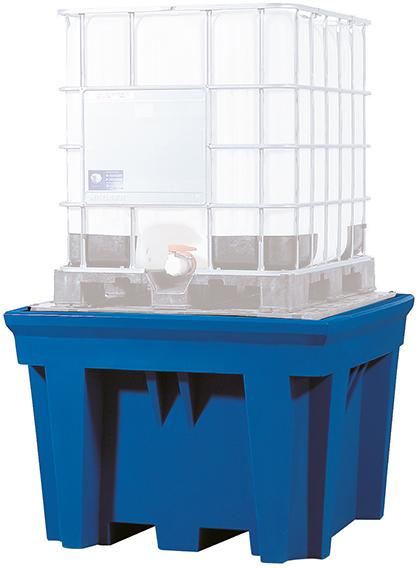 Produktbild von asecos KTC-Station für 1 KTC/IBC mit PE-Gitterrost 15477 4250101106743