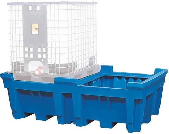 Produktbild von asecos KTC-Station für 2 KTC/IBC ohne Gitterrost 15479 4250101106767