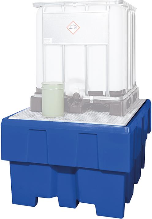 Produktbild von asecos IBC-Station PE 1280x1660x860mm verzinkte Stellfläche 24151 4250101134876