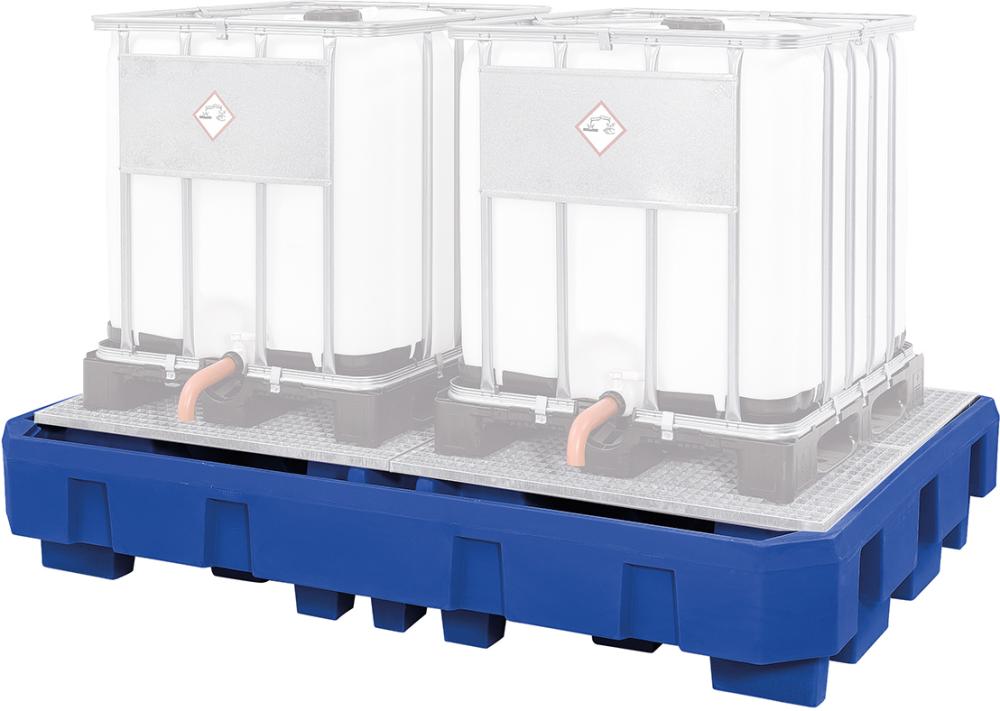 Produktbild von asecos IBC-Station PE 2460x1800x450mm verzinkte Stellfläche 24159 4250101134906