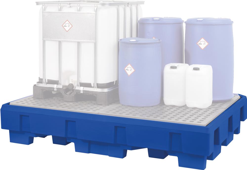 Produktbild von asecos IBC-Station PE 2460x1800x450mm PE-Stellfläche 24160 4250101134913