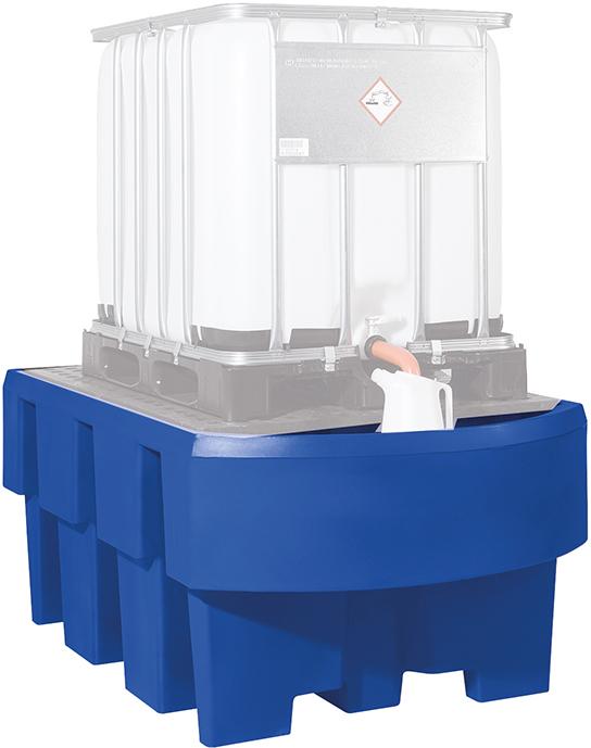 Produktbild von asecos IBC-Station PE 1280x1910x860mm PE-Stellfläche 24157 4250101146633