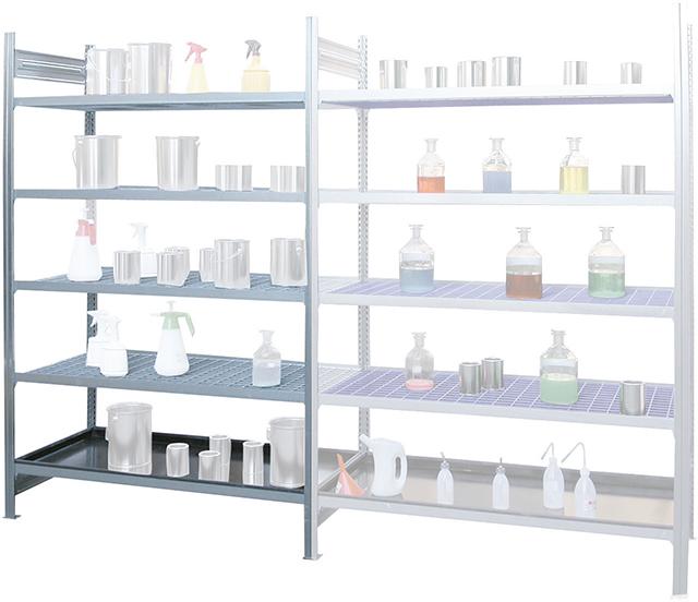 Produktbild von LaCont Regal für wassergefährdende und aggressive Flüssigkeiten KG-GR100PG-GF R71-2140-D 4260139970537