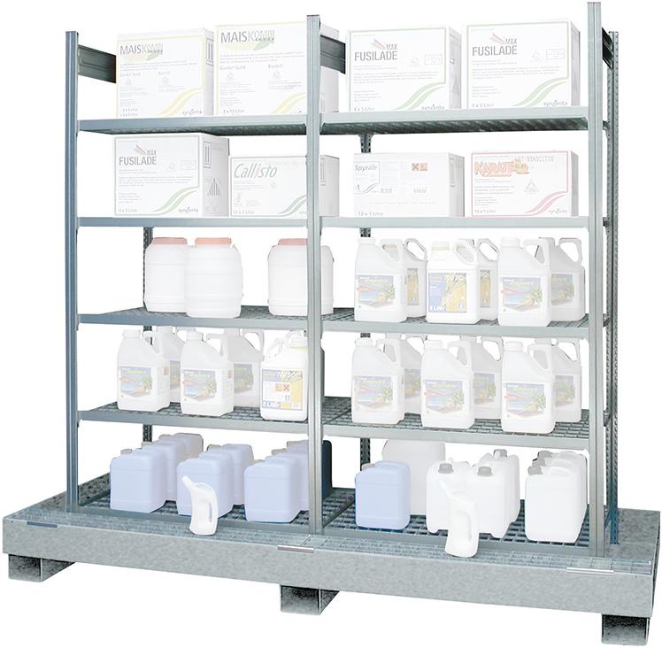 Produktbild von LaCont Regal mit Standwanne GR2-G-Standwanne verzinkt R71-1081-C 4260139970629