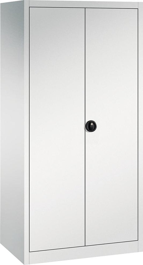Produktbild von FORUM Flügeltürenschrank 4 Böden 70kg Traglast H1950xB930xT600mm RAL 7035/7035 4260612149 4317784969796