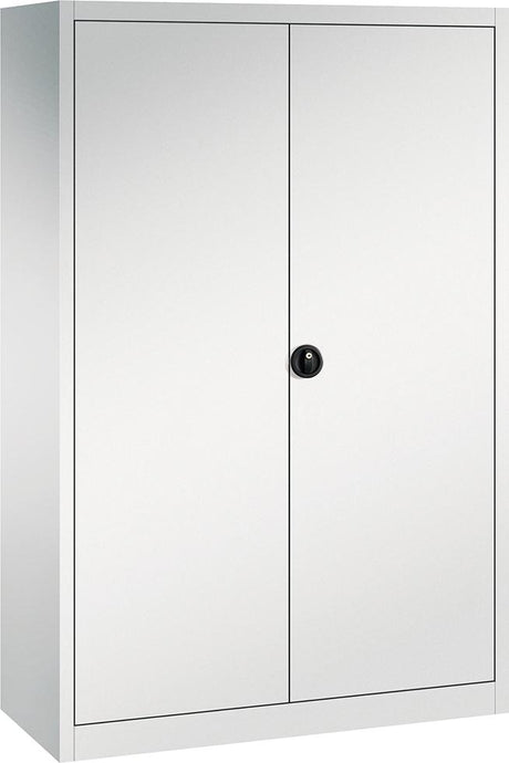 Produktbild von FORUM Flügeltürenschrank 4 Böden 70kg Traglast H1950xB1200xT500mm RAL 7035/7035 4260612173 4317784969871