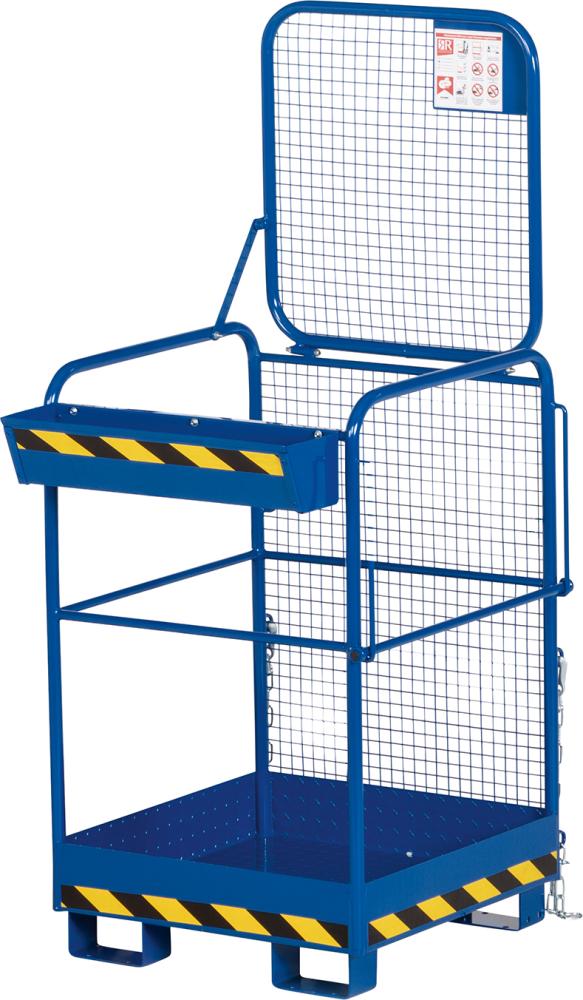 Produktbild von RR-Industrietechnik Arbeitskorb Typ RAK-One 800x800x1900 mm Traglast 240 kg RAL 5010 100400107 4251305400156