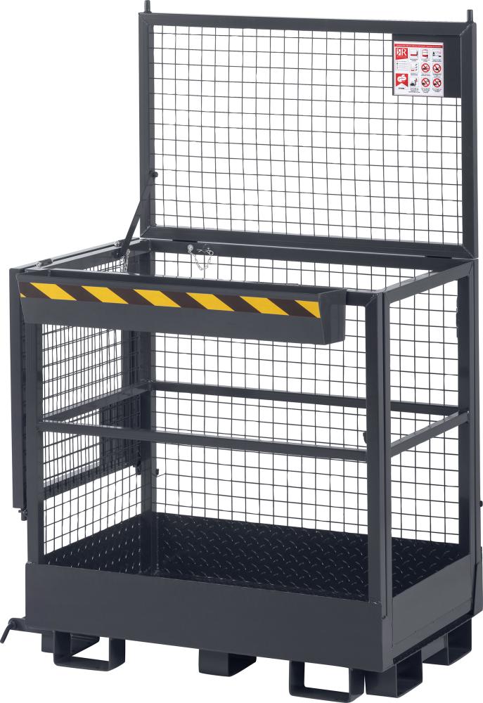 Produktbild von RR-Industrietechnik Arbeitskorb Typ RAK-Duo 1200x800x1950 mm Traglast 300 kg RAL 701 120000014 4251305413859