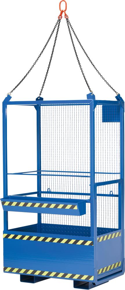 Produktbild von RR-Industrietechnik Arbeitsbühne RAL 5010 deutsche Ausführung kranbar 100600143 4251305400293