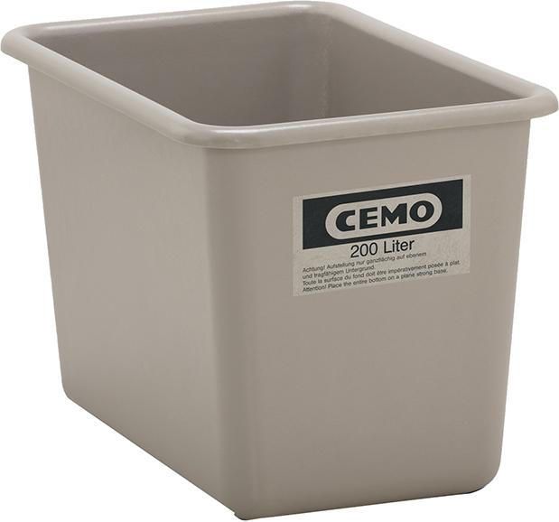 Produktbild von CEMO Rechteckbehälter 200l grau hoch 1160 4052886099599