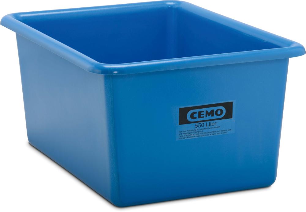 Produktbild von CEMO Rechteckbehälter 550l blau 7995 4052886109847
