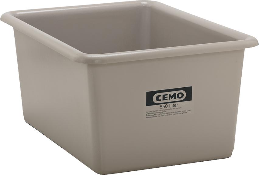 Produktbild von CEMO Rechteckbehälter 550l grau 1163 4052886109861