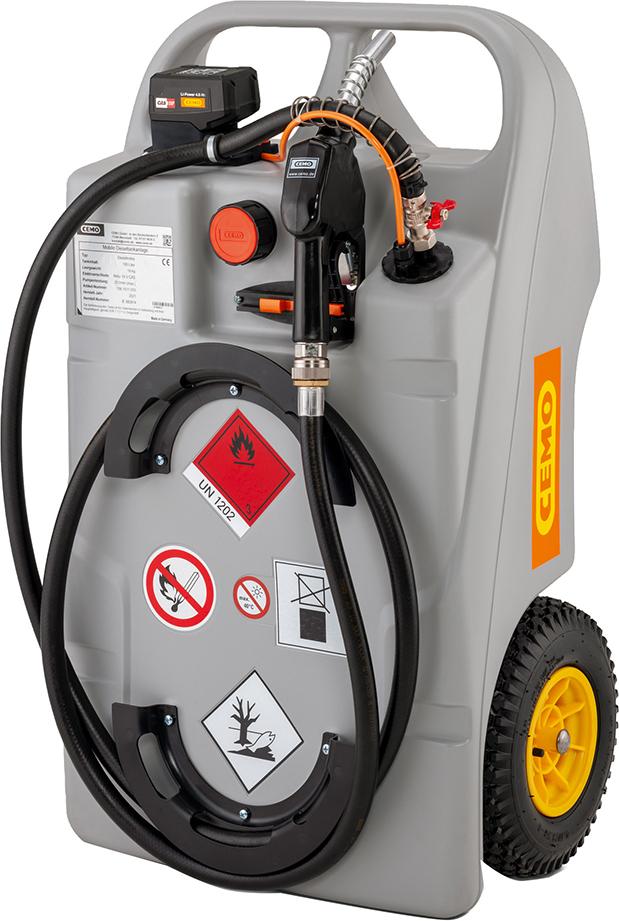 Produktbild von CEMO Dieseltrolley 60l mit Akku und Ladegerät CENTRI SP 30 18 V 11597 4052886444894