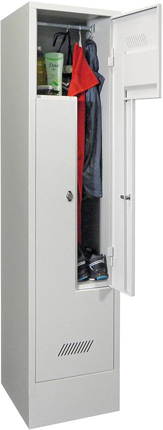 Produktbild von PAVOY Z-Garderobenschrank mit Sockel 2-teilig Dreh 735 60262-212-022-735 4055955166727