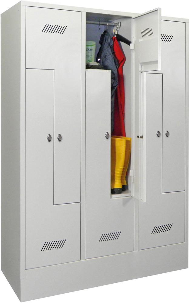 Produktbild von PAVOY Z-Garderobenschrank mit Sockel 6-teilig Dreh 735 60262-612-022-735 4055955166765