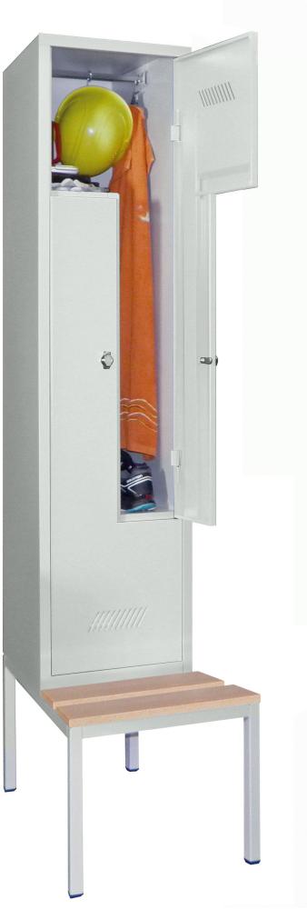 Produktbild von PAVOY Z-Garderobenschrank Buche 2-teilig Dreh 735 60263-212-122-735 4055955166802