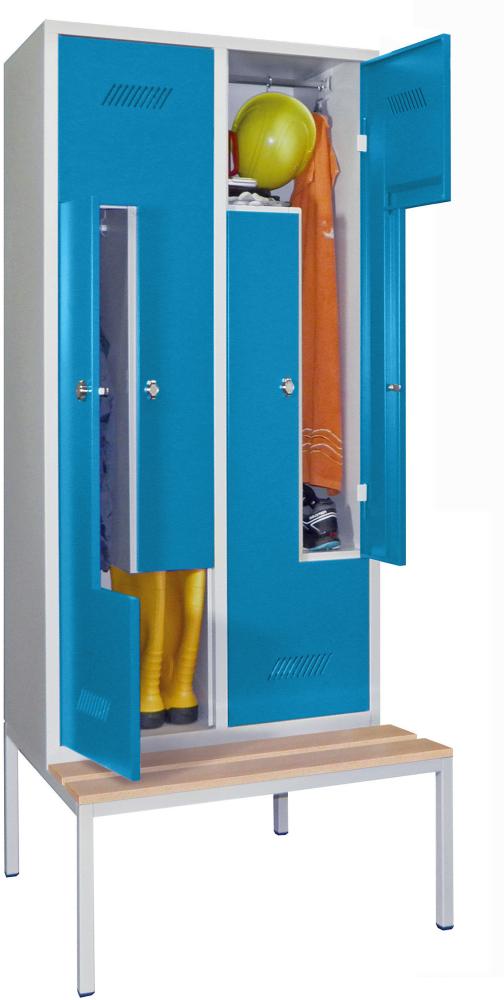 Produktbild von PAVOY Z-Garderobenschrank Buche 4-teilig Dreh 735512 60263-412-122-735512 4055955185117