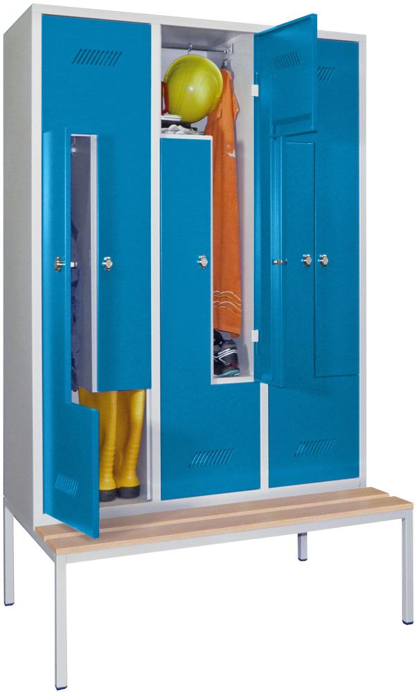 Produktbild von PAVOY Z-Garderobenschrank Buche 6-teilig Dreh 735512 60263-612-122-735512 4055955185155