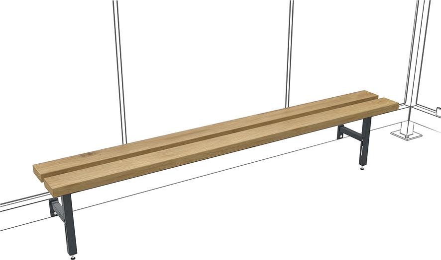 Produktbild von WSM Sitzbank Überdachung Relax Nature II 2000x280 pulverbeschichtet RAL 7016 123000102 4250366537269
