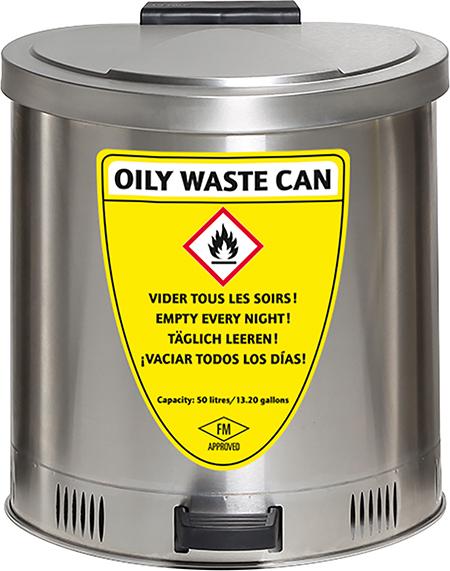 Produktbild von asecos Sammelbehälter 50 l Edelstahl 23160 4250101146213