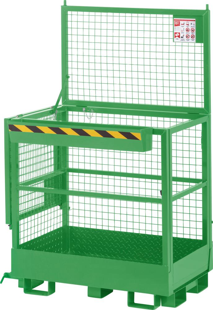 Produktbild von RR-Industrietechnik Arbeitskorb Typ RAK-Duo 1200x800x1950 mm Traglast 300 kg RAL 601 120000098 4251305417499